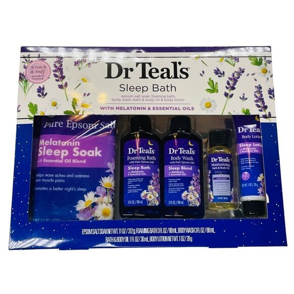 Dr Teal's Bath and Body Regimen Relax & Relief Gift Set: Melatonin - Picture 8 of 14